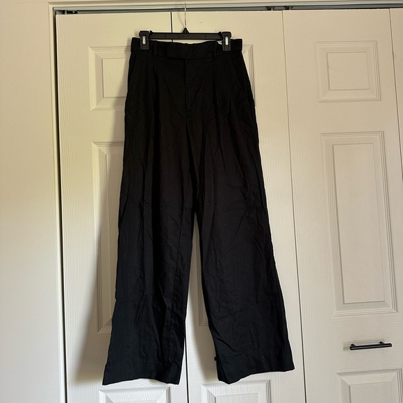 Banana Republic Linen Elegant Black Women's Pants - Picture 2 of 9